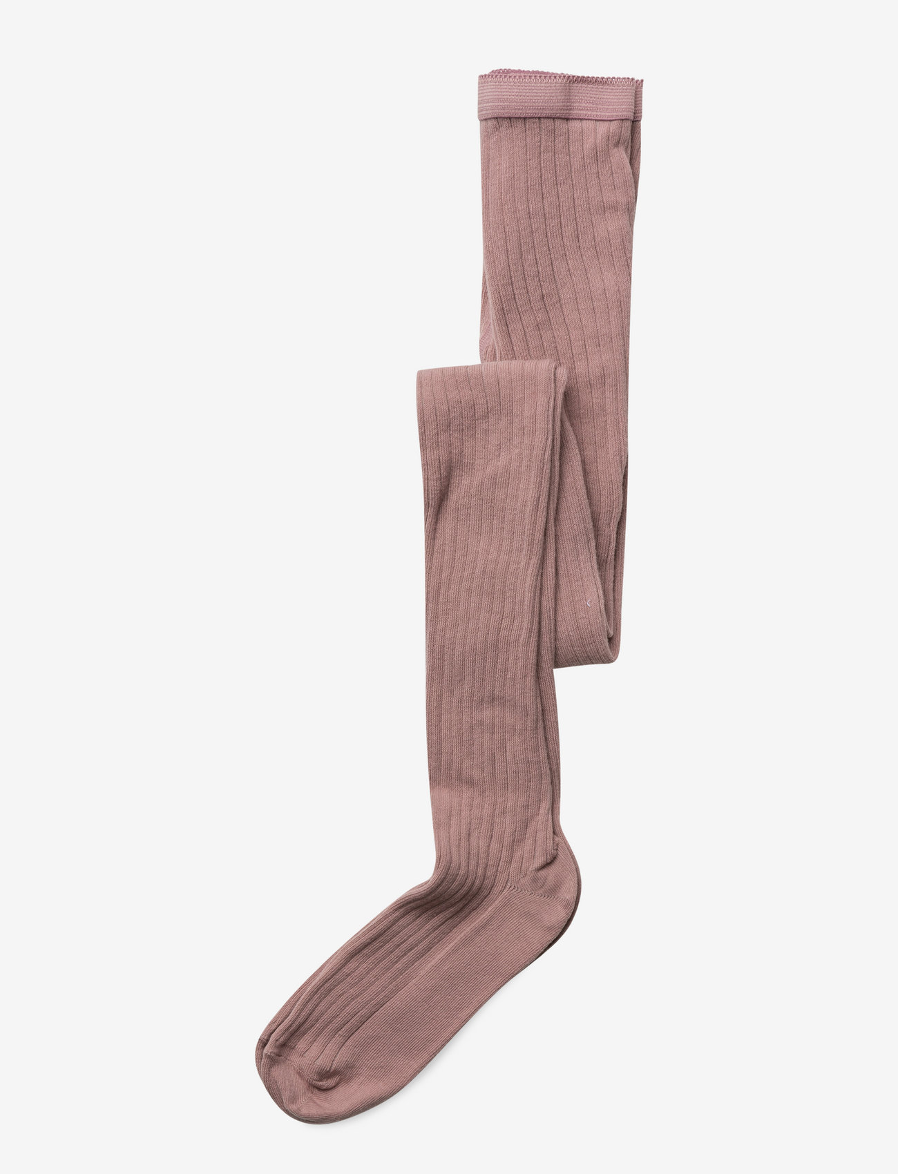 mp Denmark - Cotton rib tights - efterårstøj - rose grey - 0