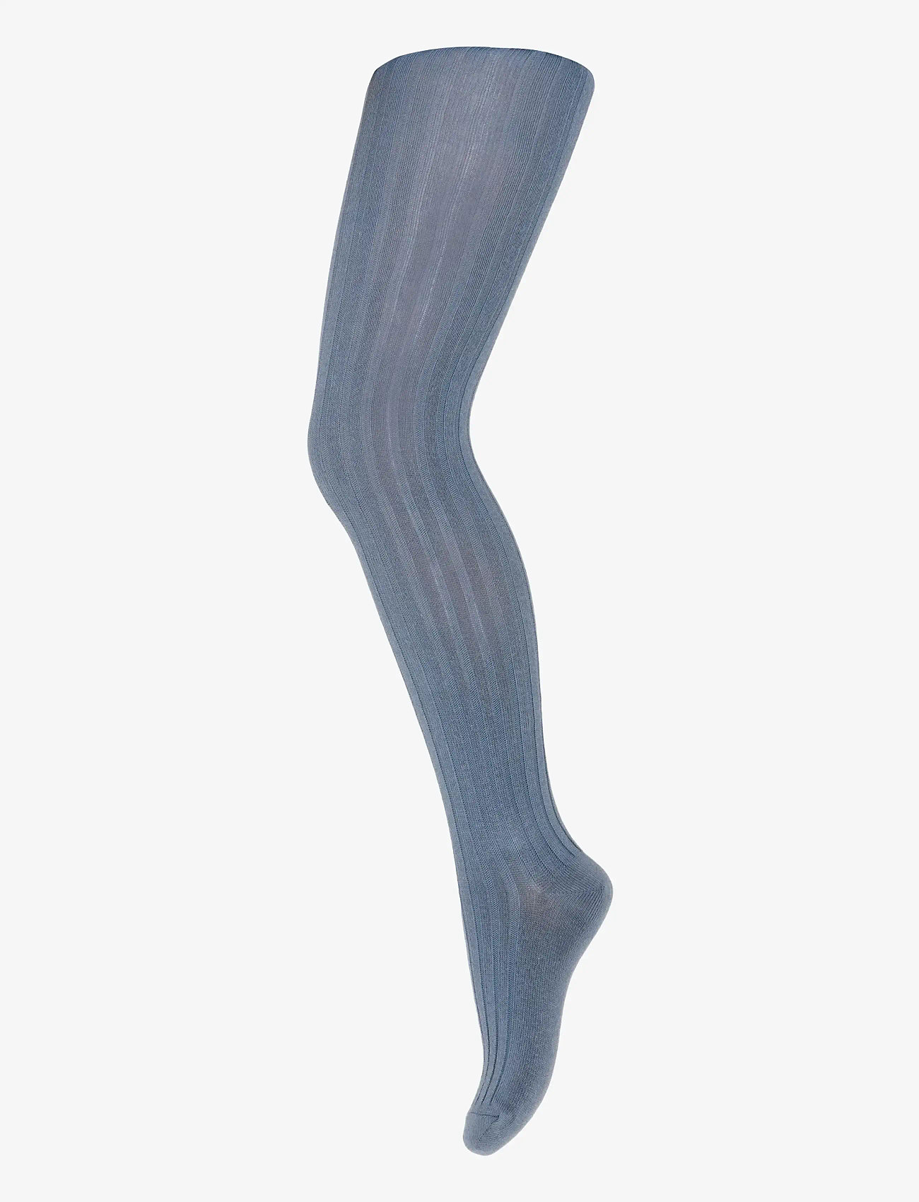 mp Denmark - Cotton rib tights - strumpfhosen - stone blue - 0