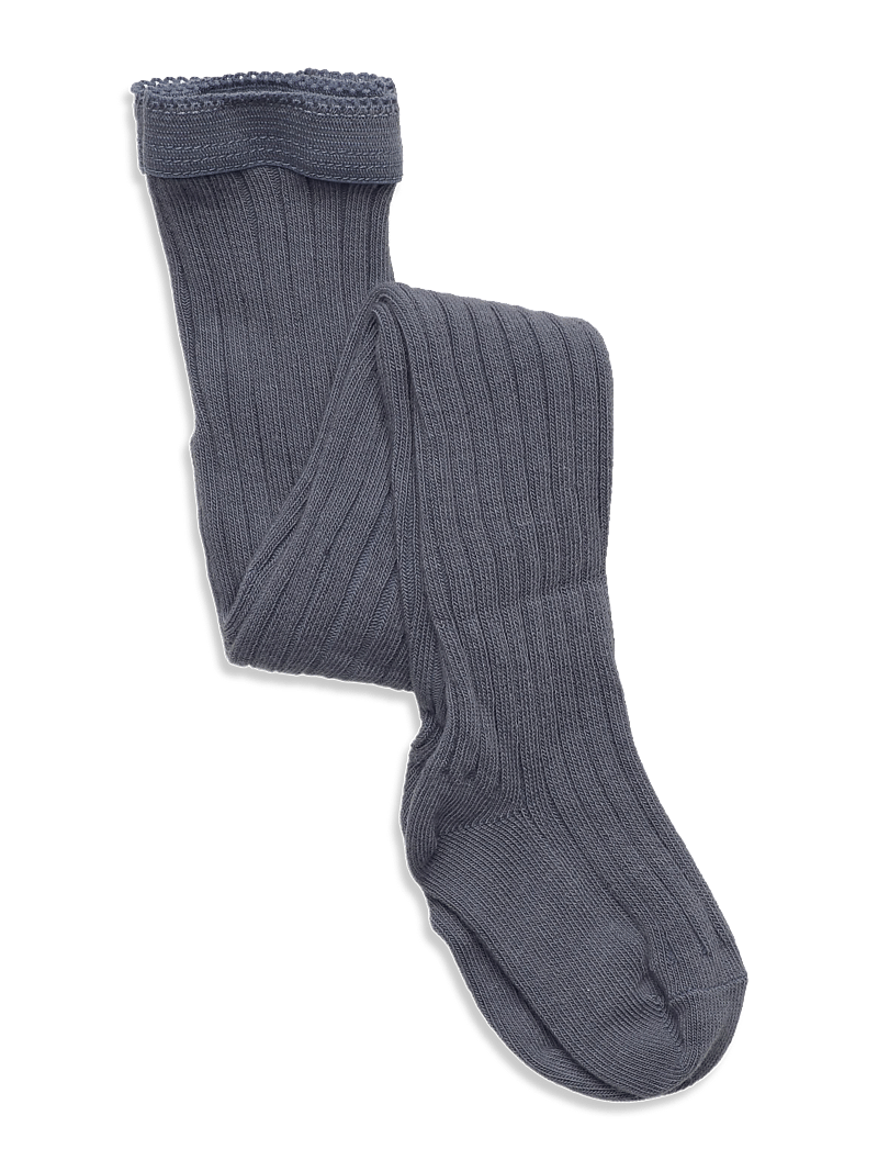 mp Denmark - Cotton baby sock - strømpebukser - stone blue - 0