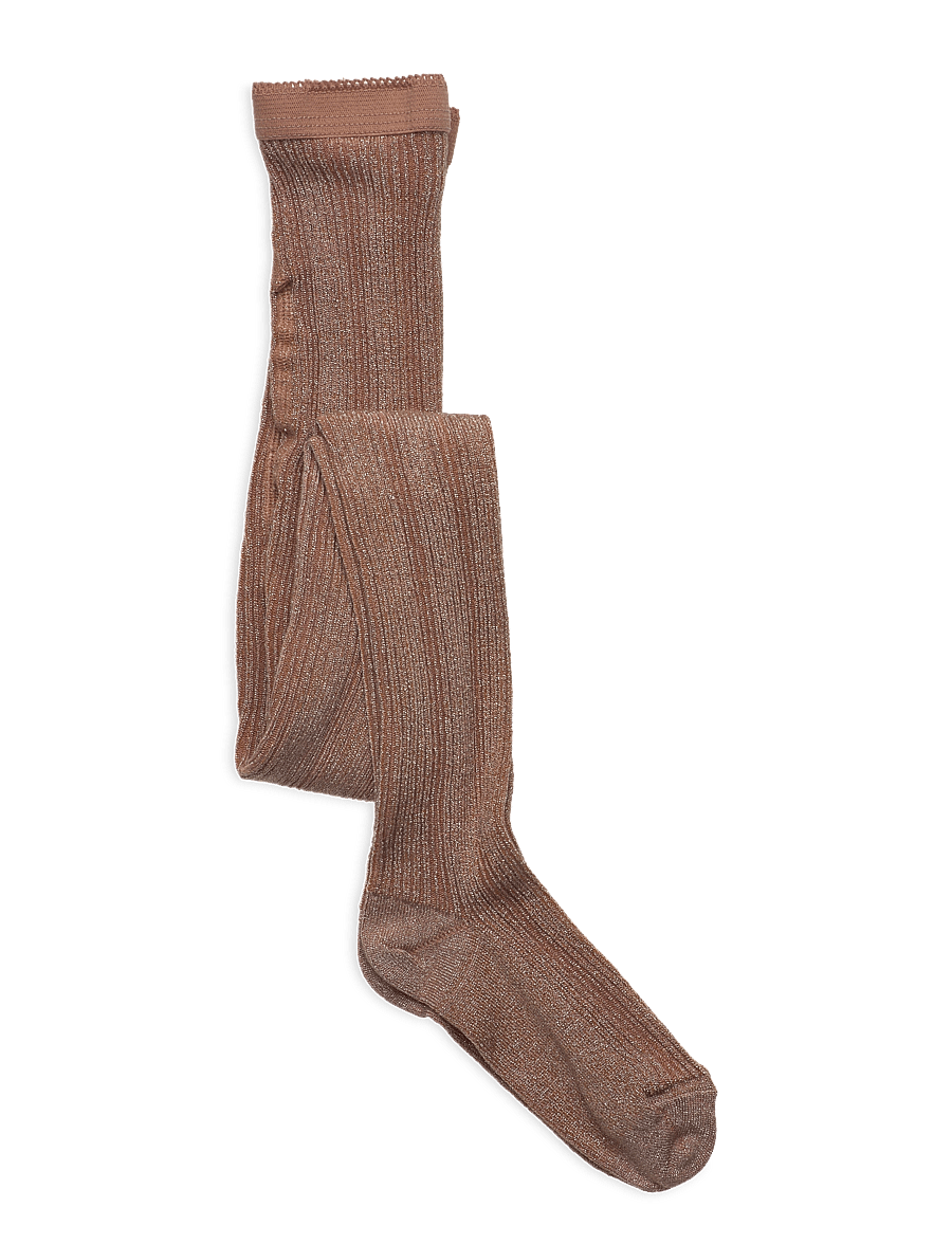 mp Denmark - Celosia glitter tights - pėdkelnės - maple sugar - 0