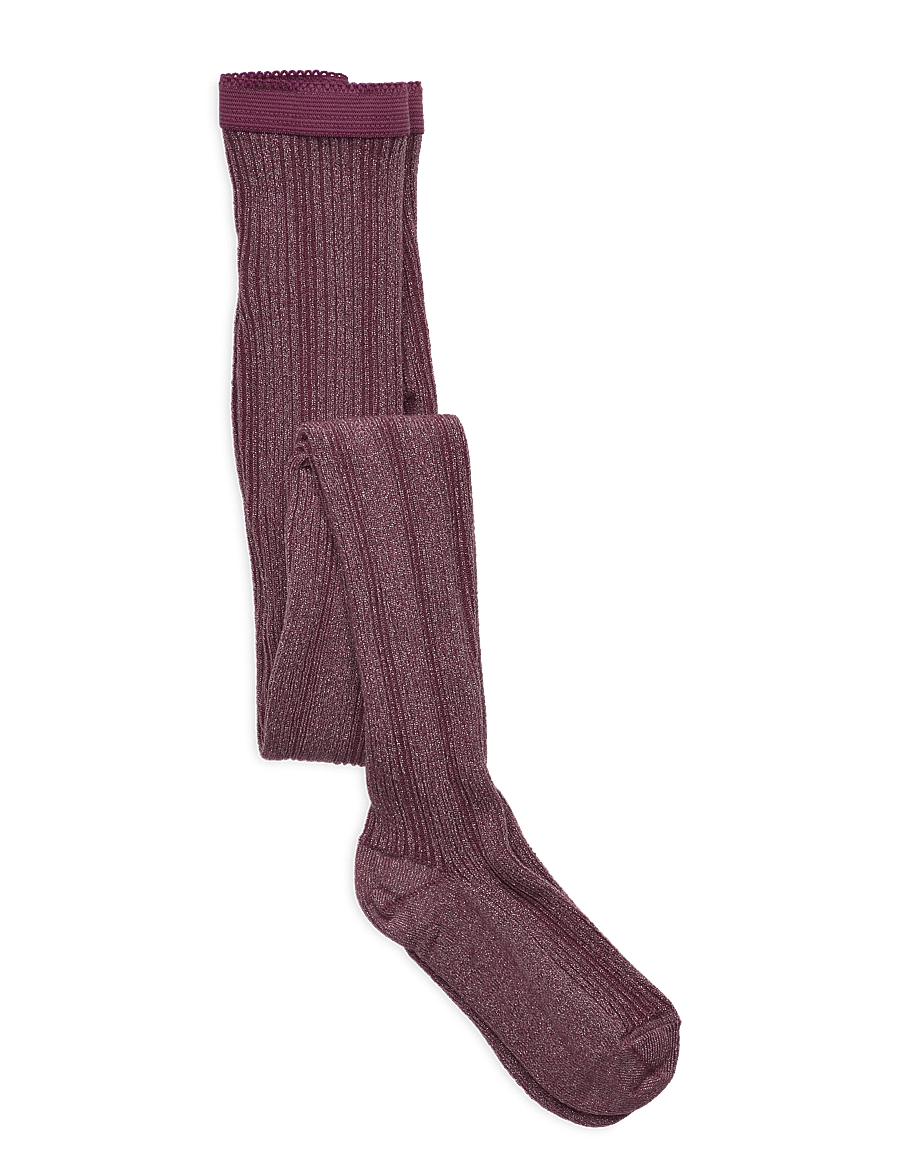 mp Denmark - Celosia glitter tights - strumpfhosen - maroon - 0