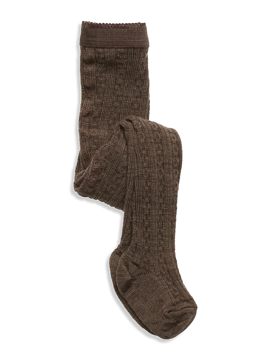 mp Denmark - Juno tights - tights - brown melange - 0