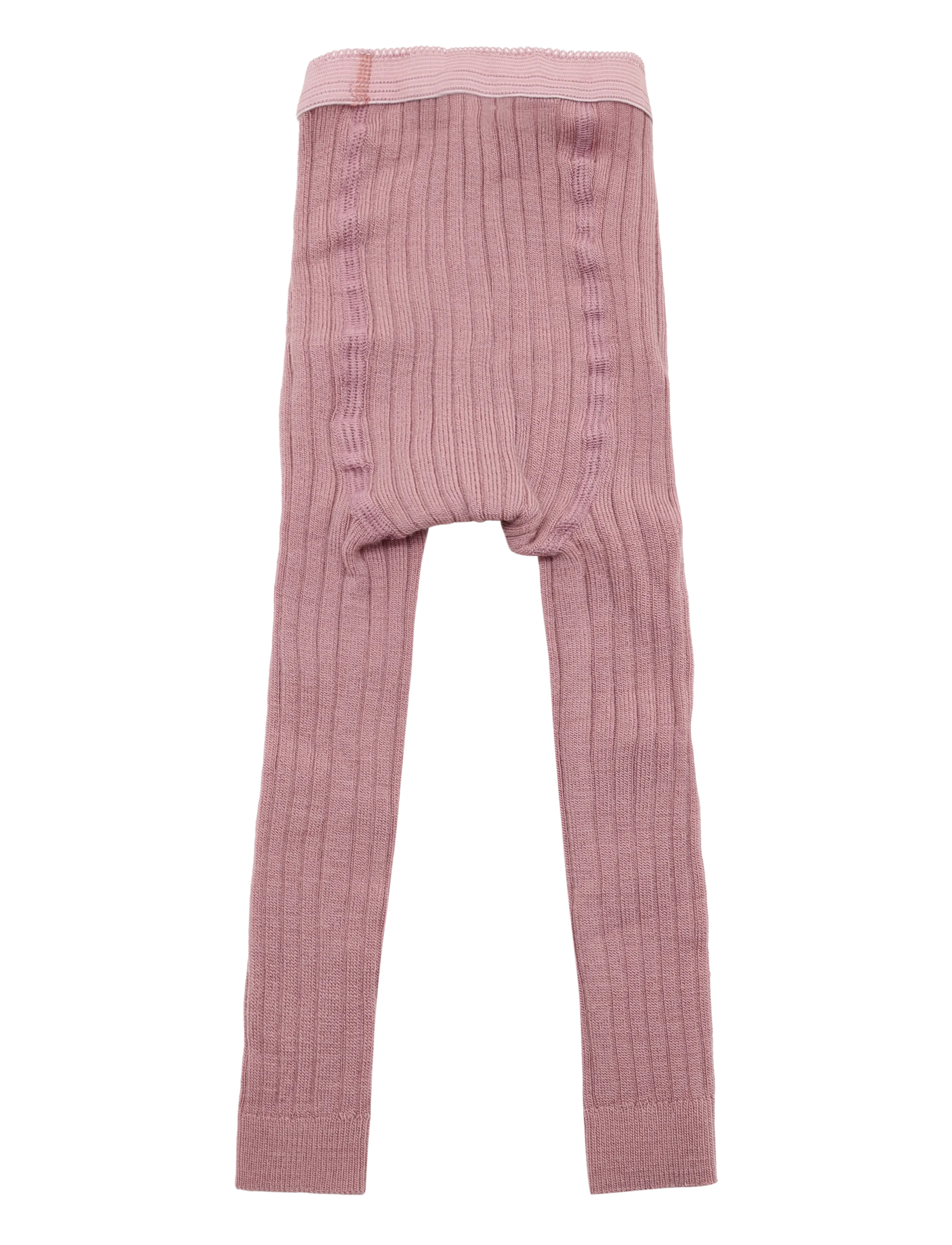 mp Denmark - Wool rib leggings - underställ baby - woodrose - 1