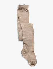 mp Denmark - Wool/cotton tights - beige melange - 0