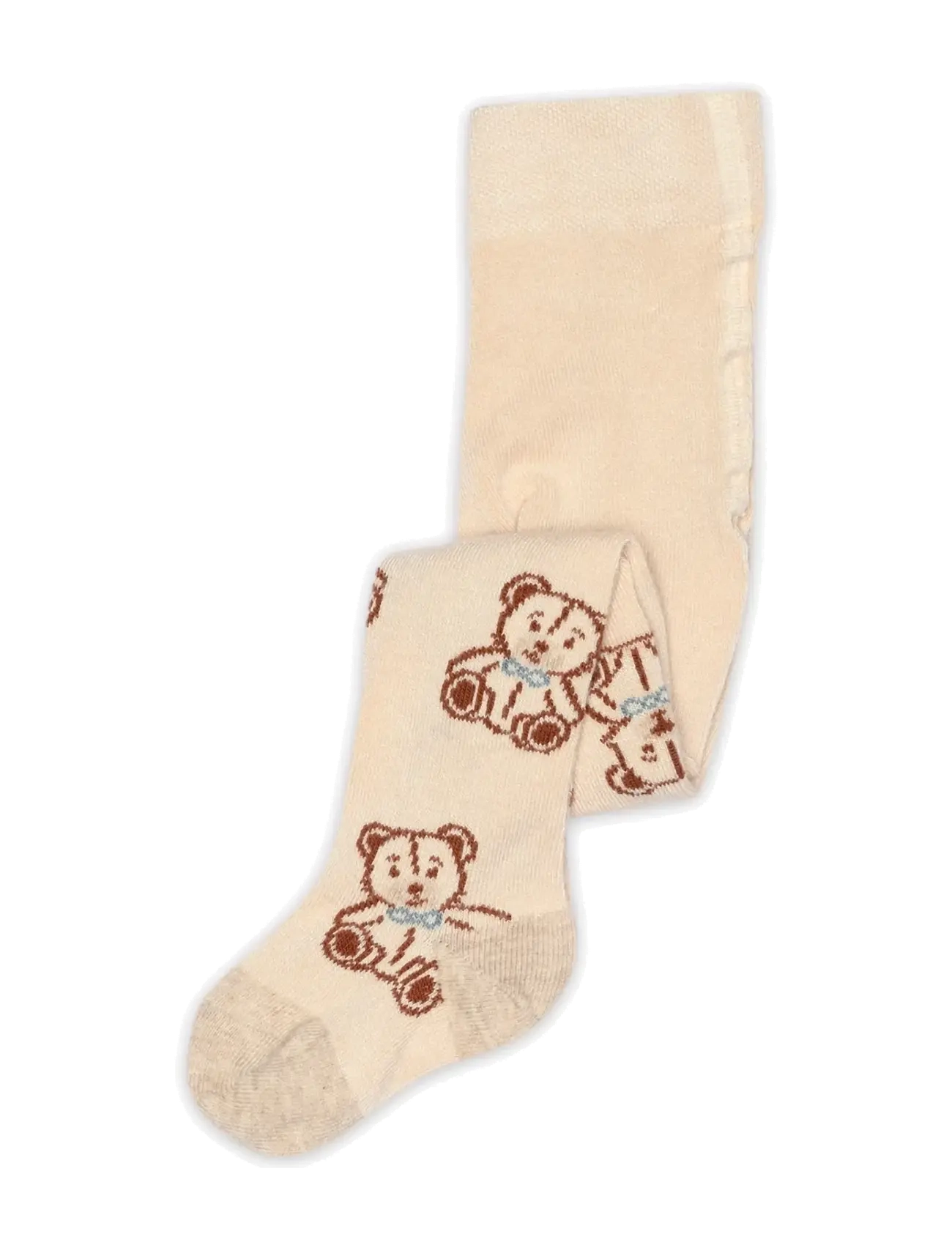 mp Denmark Teddy tights - Socks & Tights - ECRU / beige