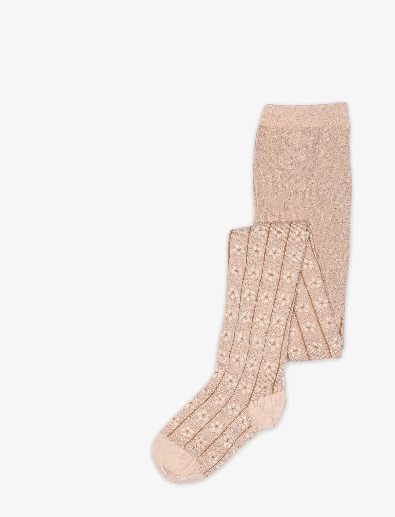 mp Denmark - Oline glitter tights - strømpebukser - rose dust - 0