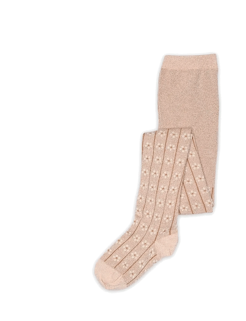 mp Denmark - Oline glitter tights - strømpebukser - rose dust - 0