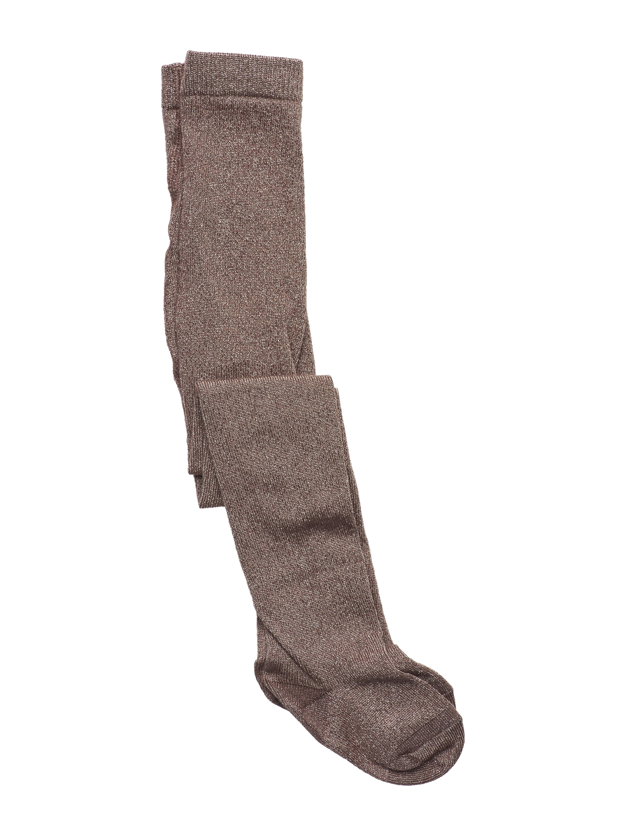 Glitter tights - BROWN SIENNA