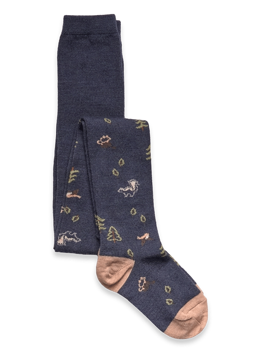 mp Denmark - Balder tights - strumpfhosen - dark denim melange - 0