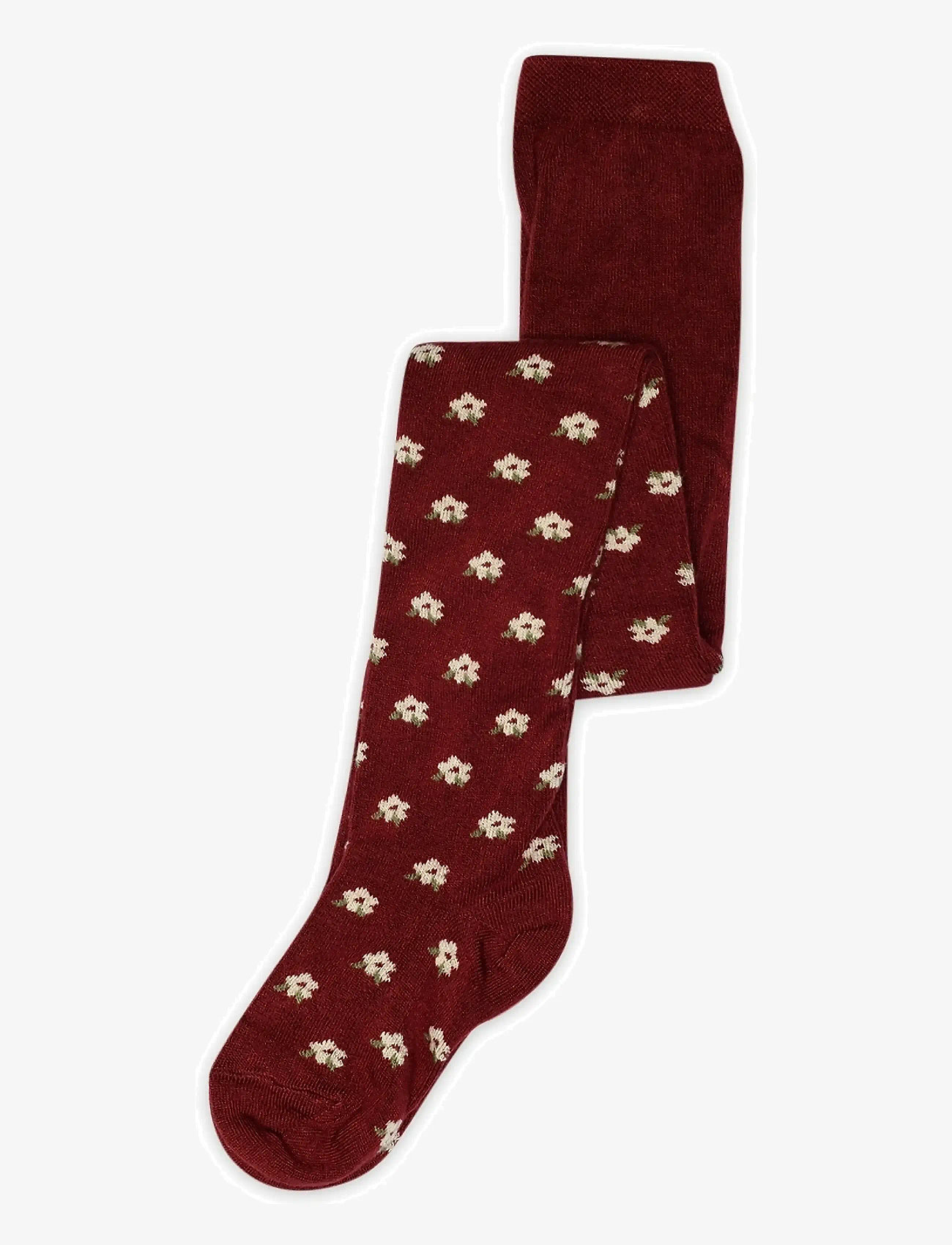 mp Denmark - Johana tights - efterårstøj - wine red - 0