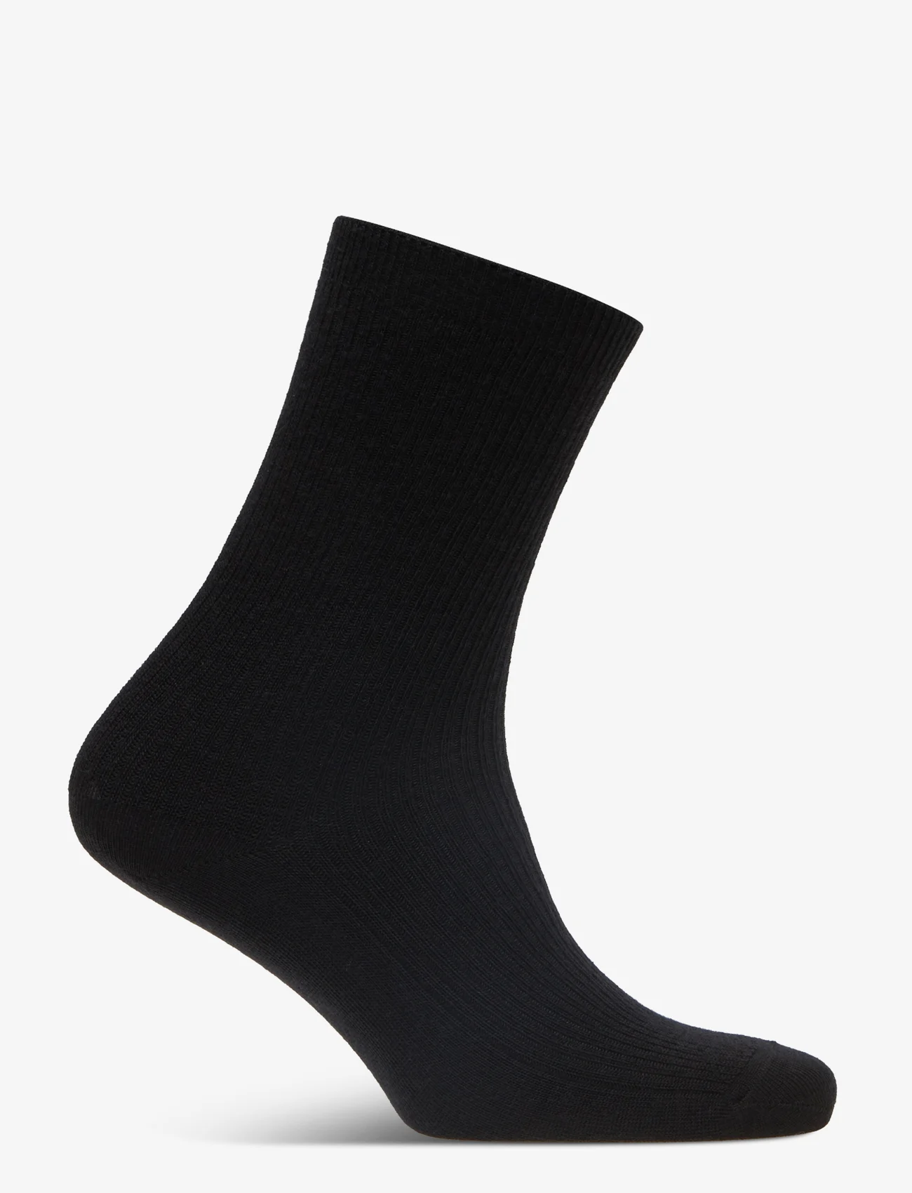 mp Denmark - Fine wool rib socks - laveste priser - black - 1