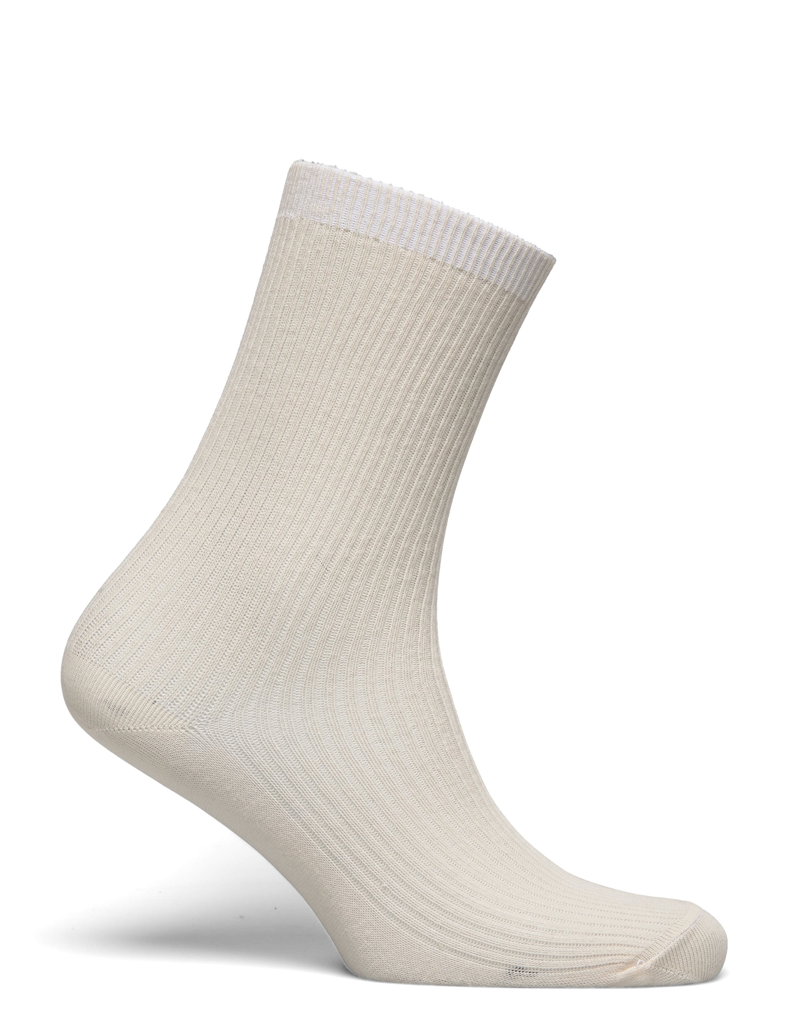 mp Denmark - Fine cotton rib socks - crew-socken - ecru - 1