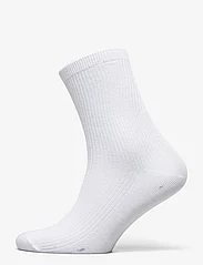 mp Denmark - Fine cotton rib socks - lägsta priserna - white - 0