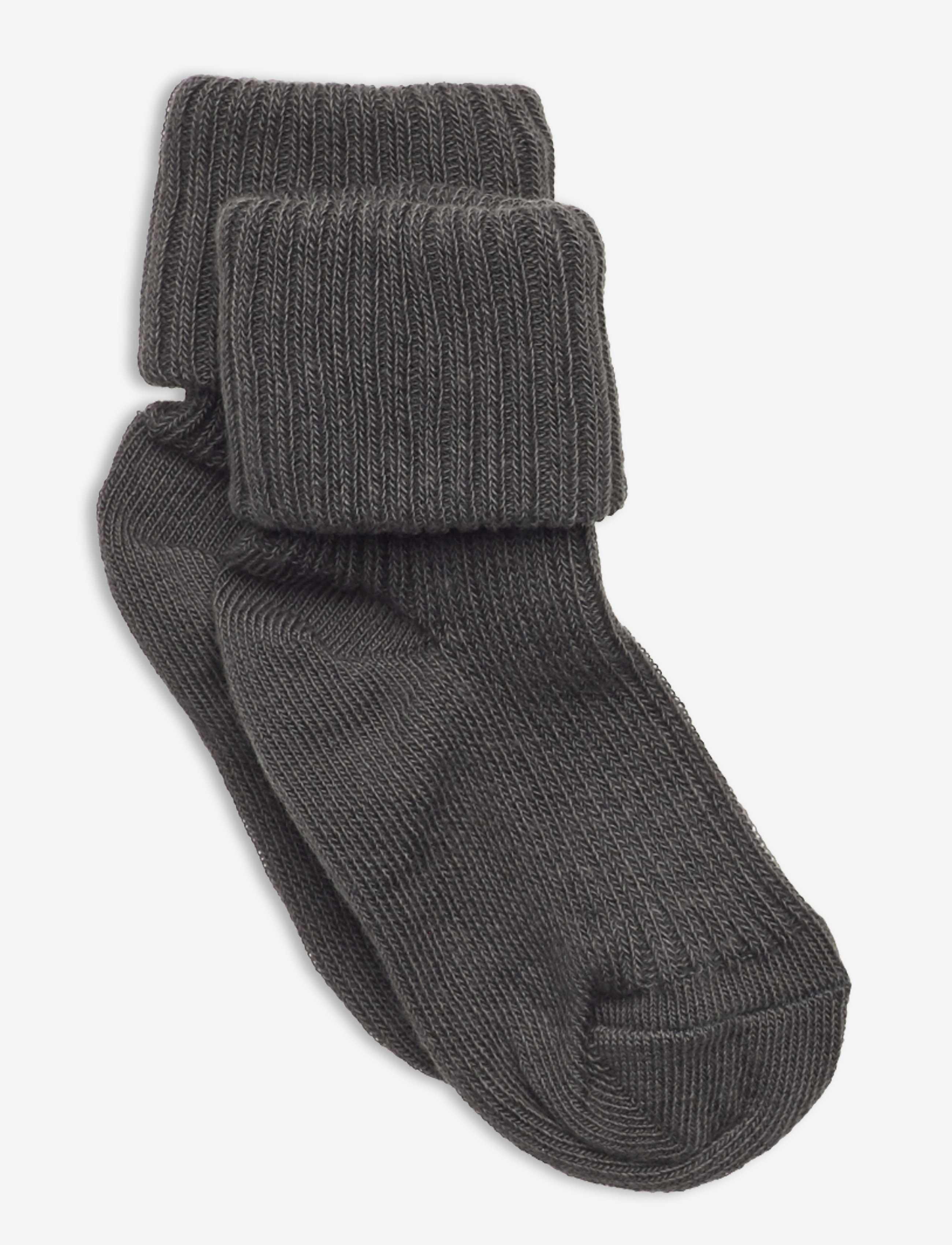 Cotton rib baby socks - AGAVE GREEN