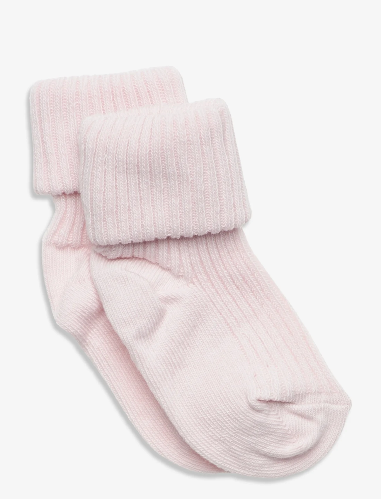 mp Denmark - Cotton rib baby socks - zeķes - cherry blossom - 0