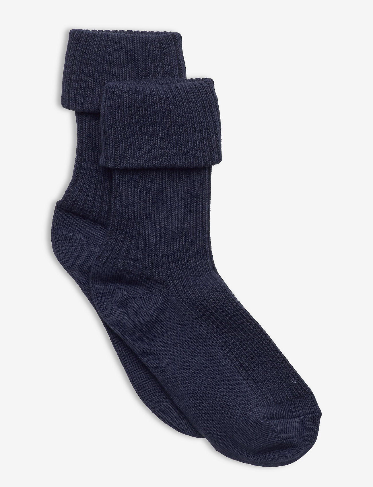 mp Denmark - Cotton rib baby socks - efterårstøj - indigo blue - 0