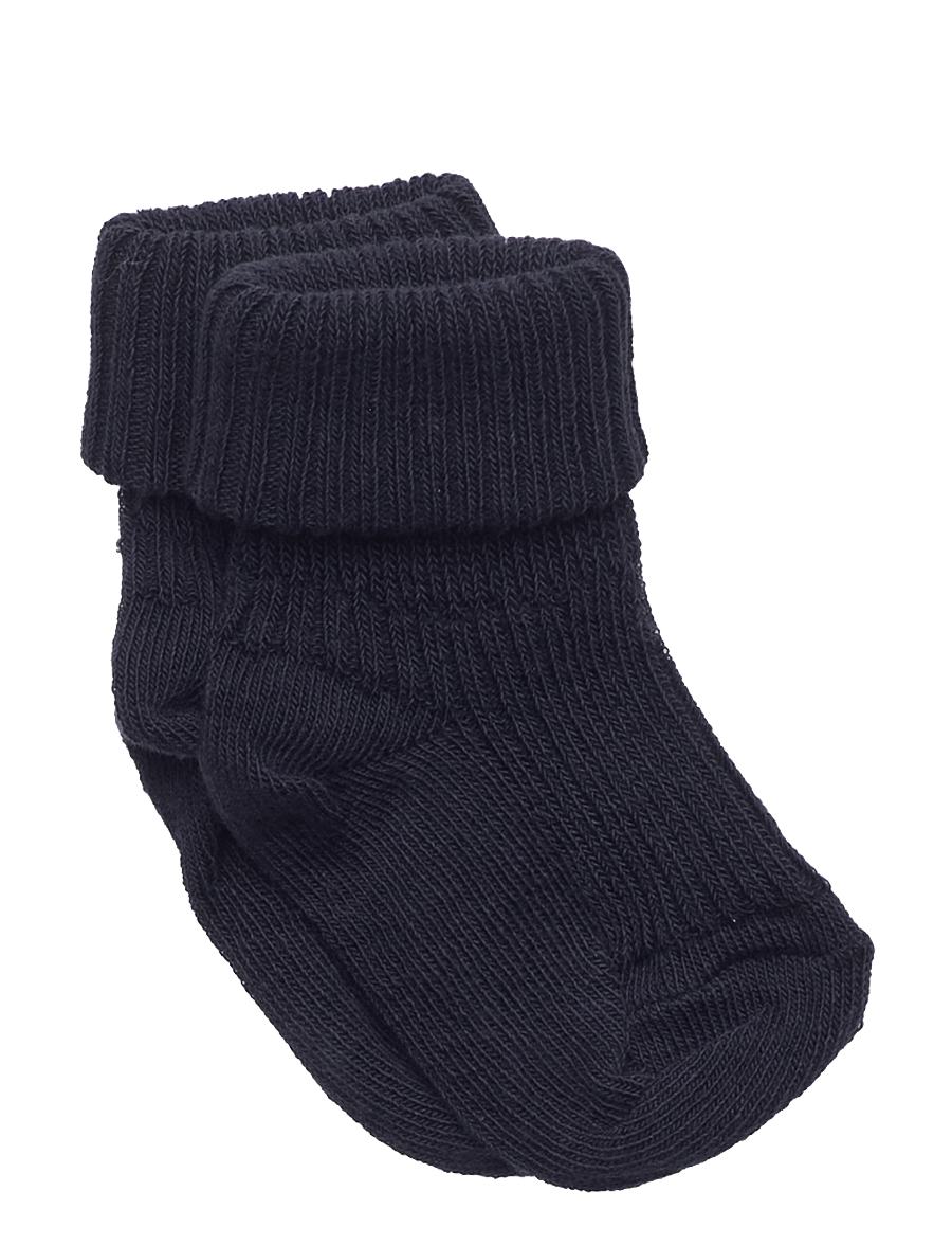 mp Denmark - Cotton rib baby socks - strümpfe - navy - 0