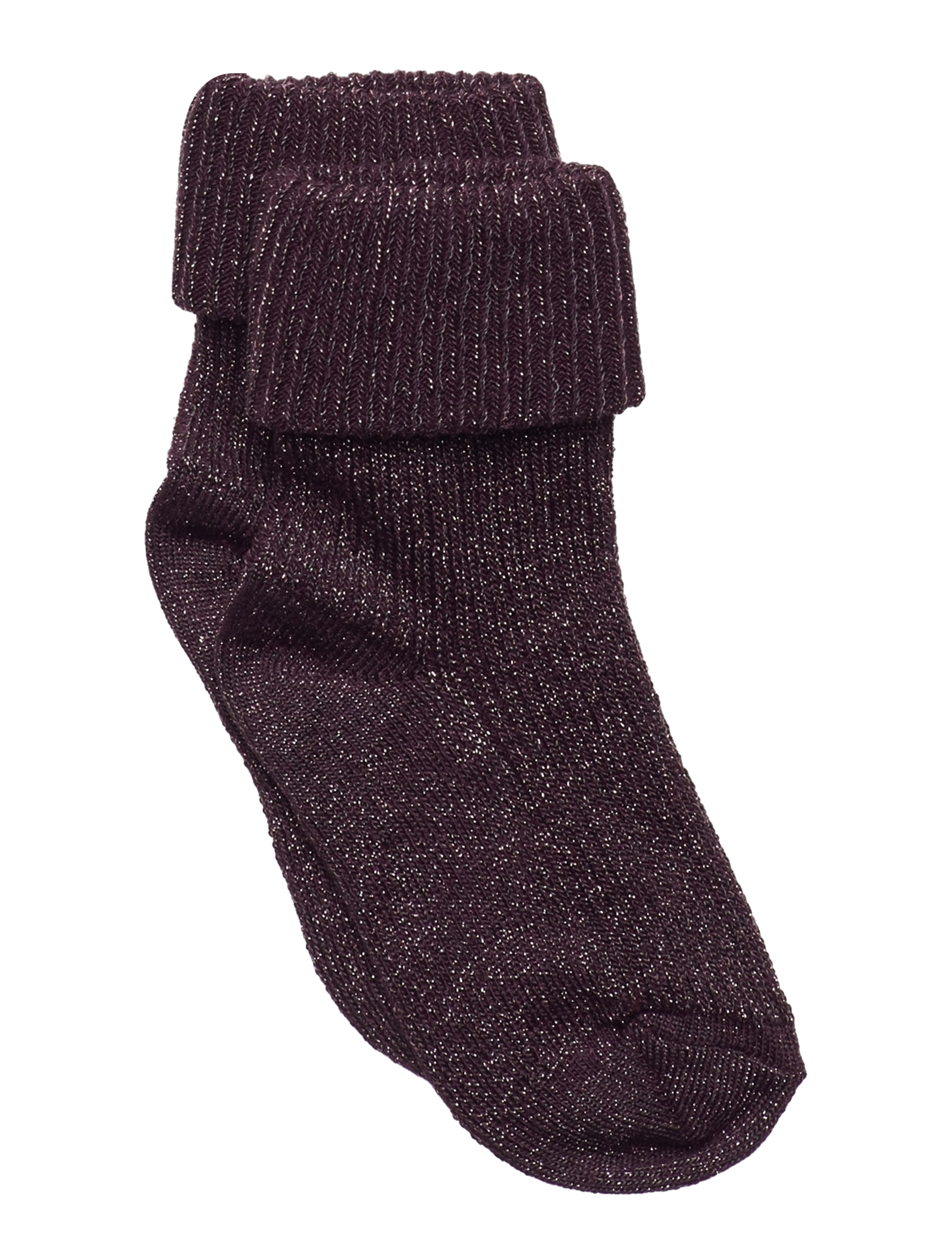mp Denmark - Ida glitter socks - höstkläder - dark purple - 0