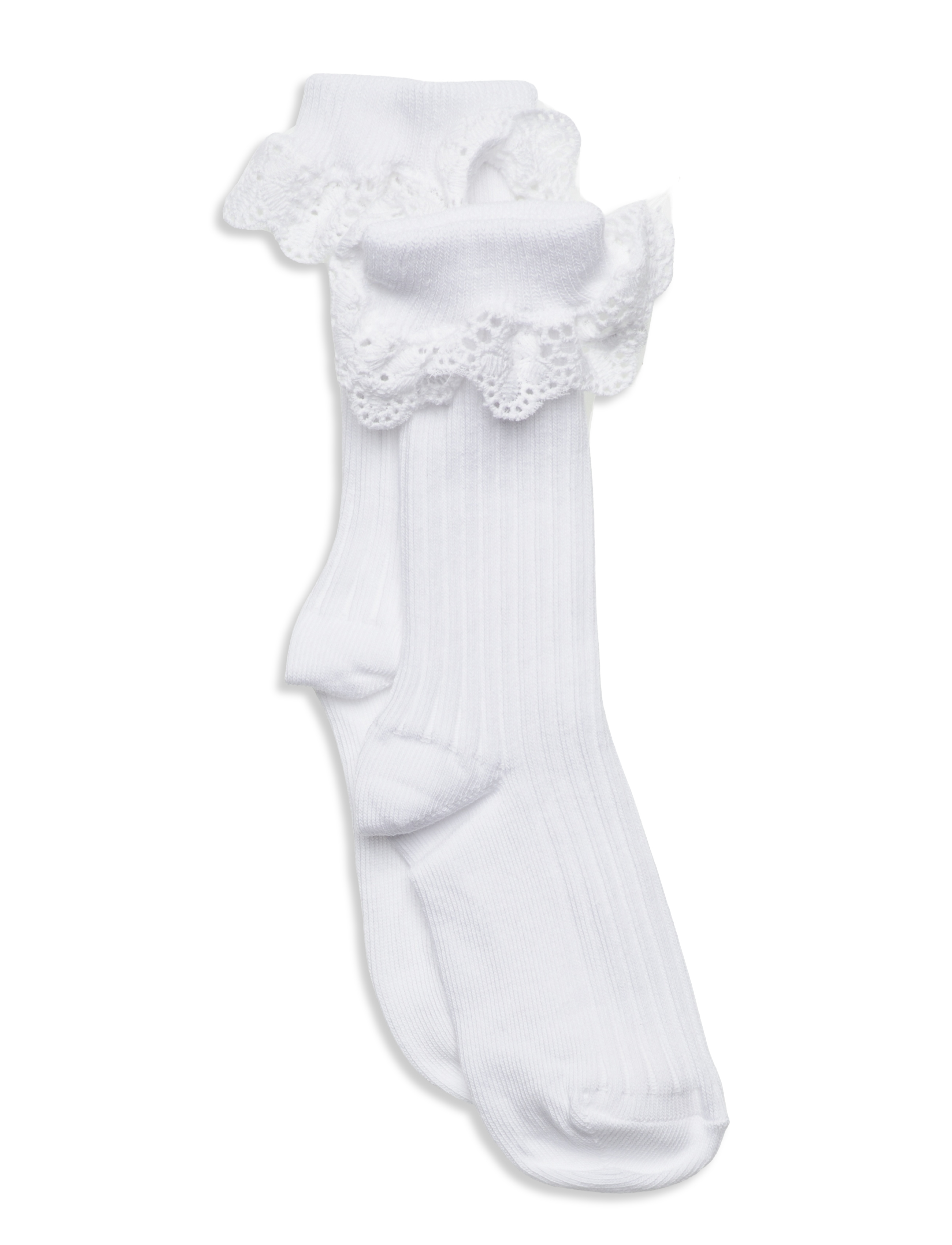 MP DENMARK Lisa Socken - Strickjacke Weiß - 17/18 - Kinder