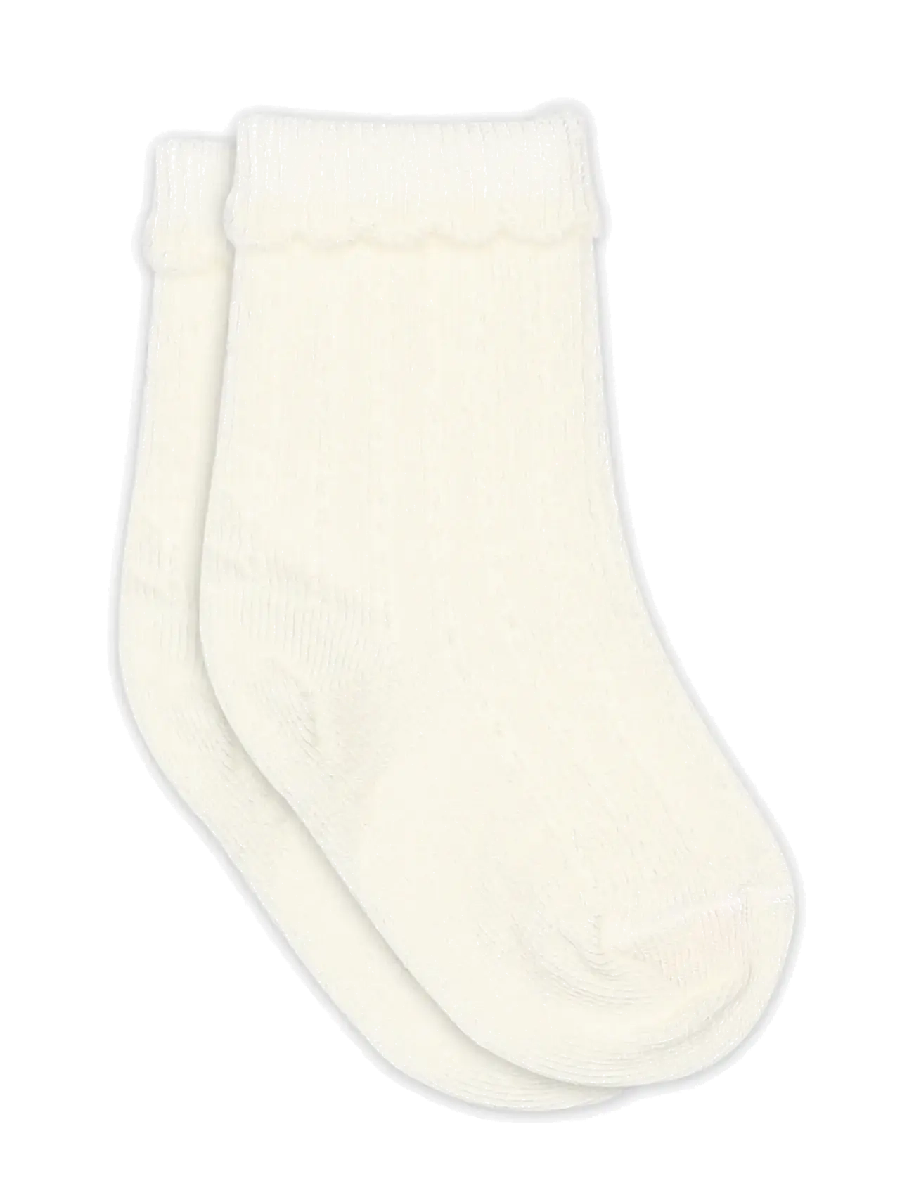 mp Denmark Liva socks - Strømper & Strømpebukser - SNOW WHITE / cream
