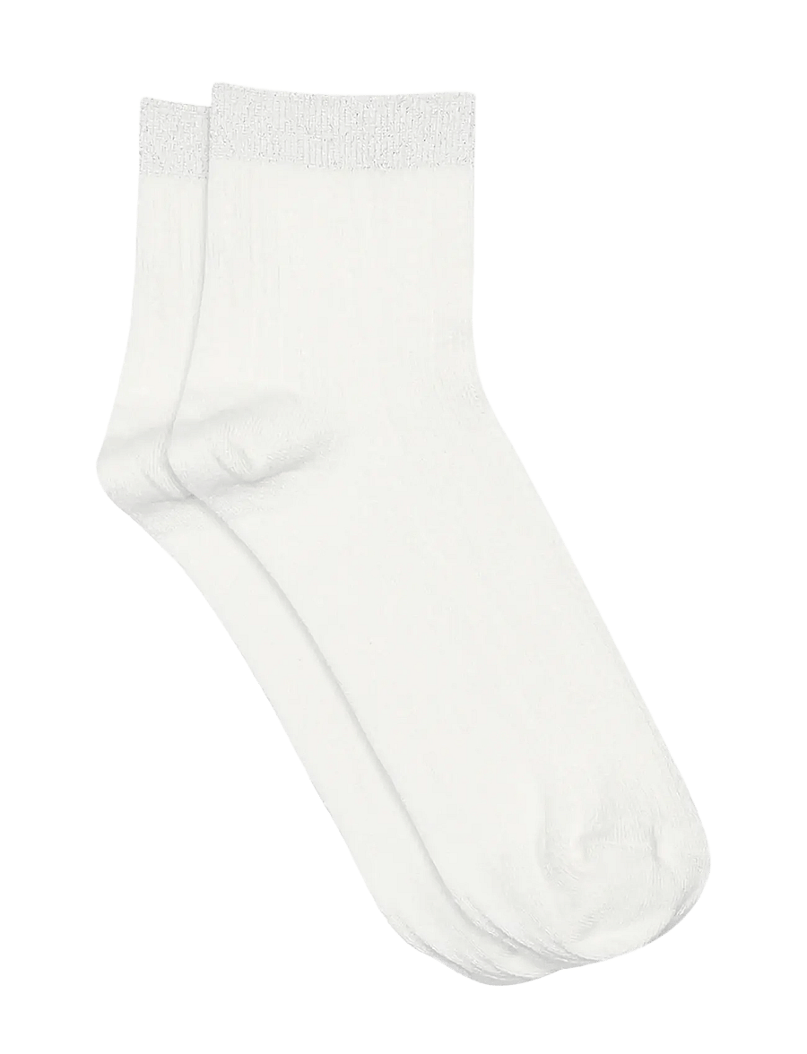 mp Denmark - Darya short socks - klassikalised sokid - white - 0