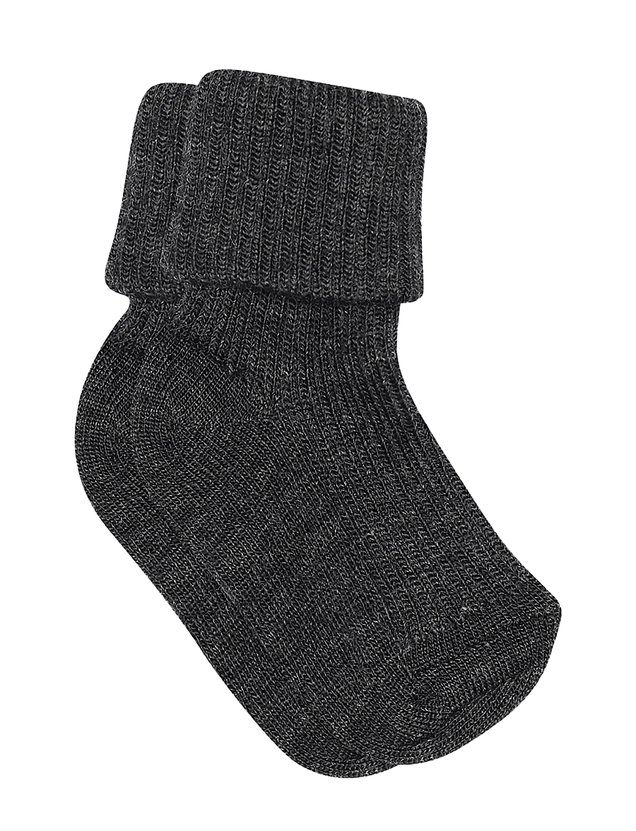 mp Denmark - Anklesock 2/2 pad baby - baby-socken - dark grey melange - 0