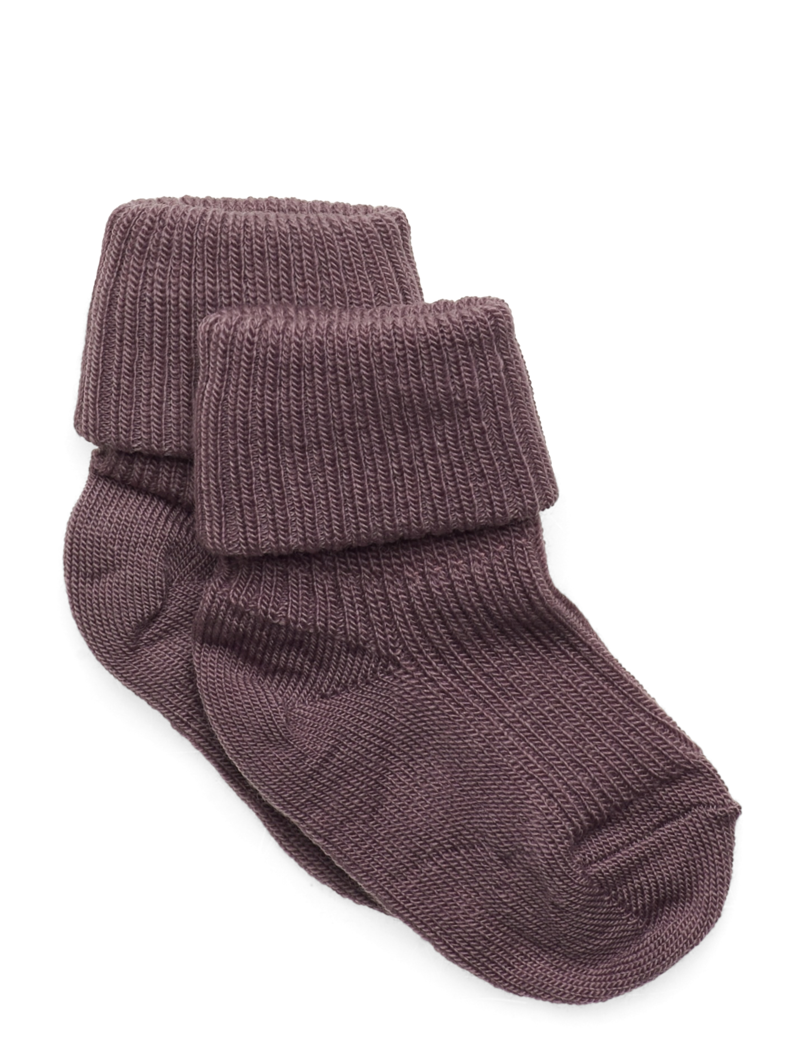 mp Denmark - Anklesock 2/2 pad baby - efterårstøj - dark purple dove - 0