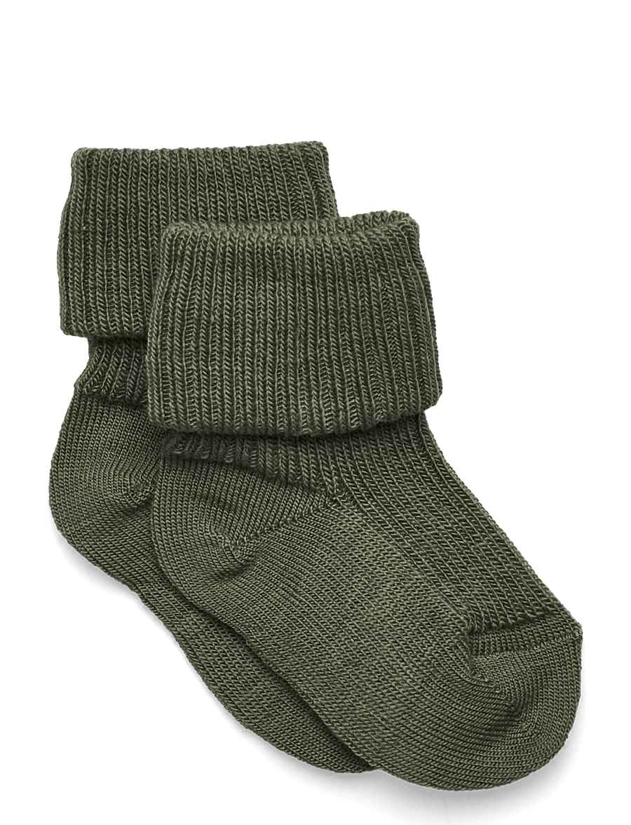 mp Denmark - Anklesock 2/2 pad baby - babysokker - olivine - 0