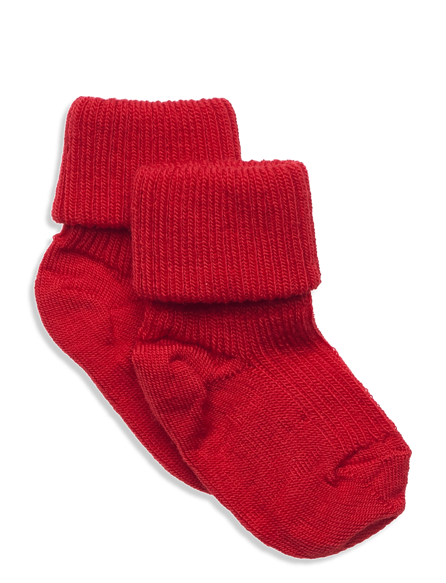 mp Denmark - Anklesock 2/2 pad baby - babysokker - tomato - 0