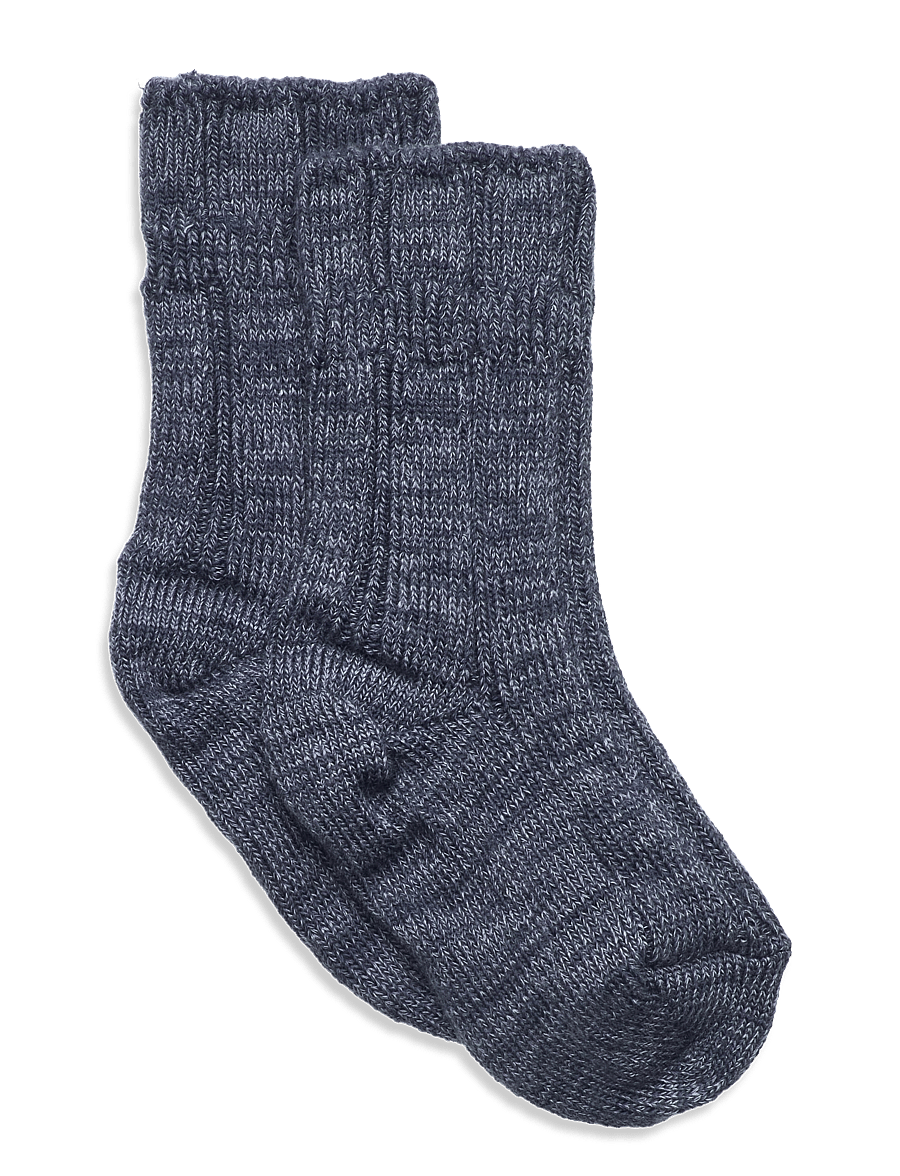 mp Denmark - Bee socks - strømper - dark denim melange - 0