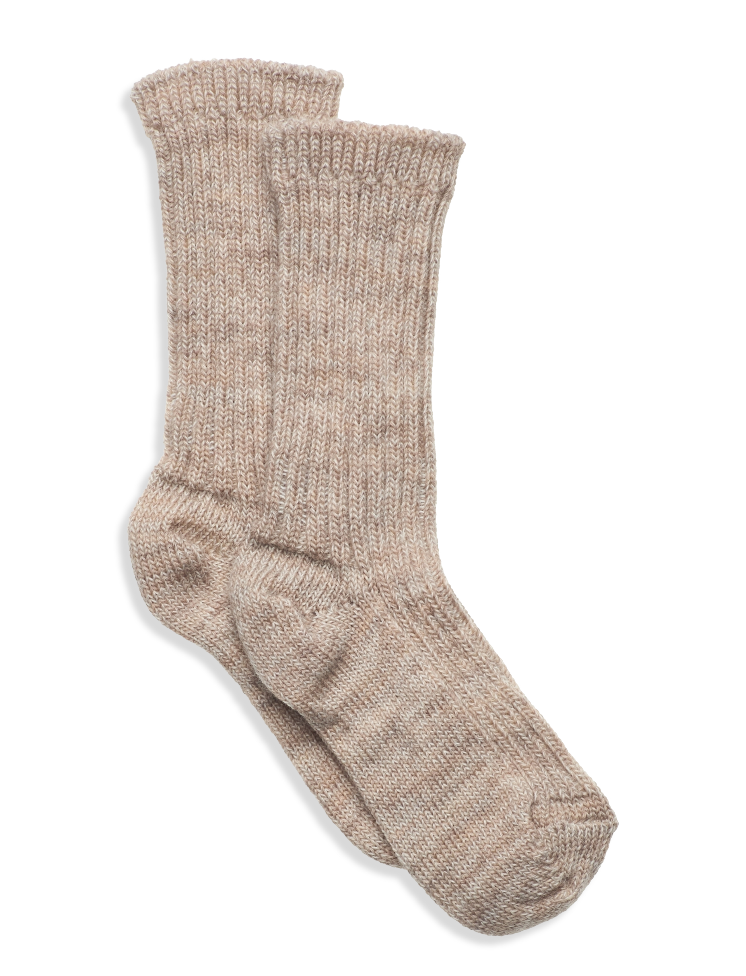 Quinn socks - LIGHT BROWN MELANGE