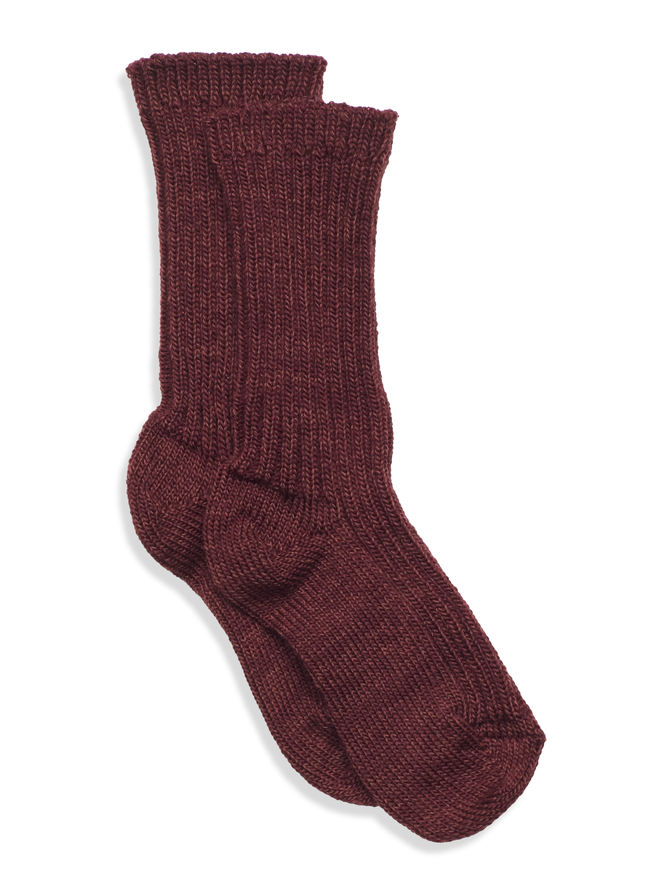 Quinn socks - WINE RED