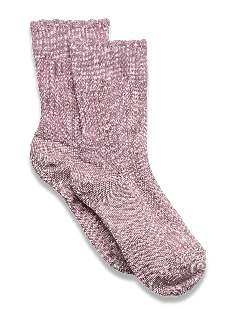 mp Denmark - Celosia glitter socks - strømper - fragrant lilac - 0