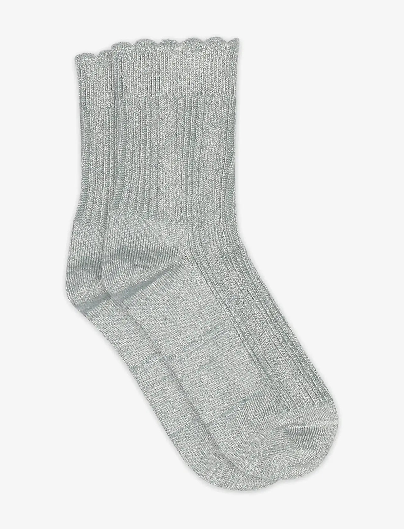 mp Denmark - Celosia glitter socks - strümpfe - gray mist - 0