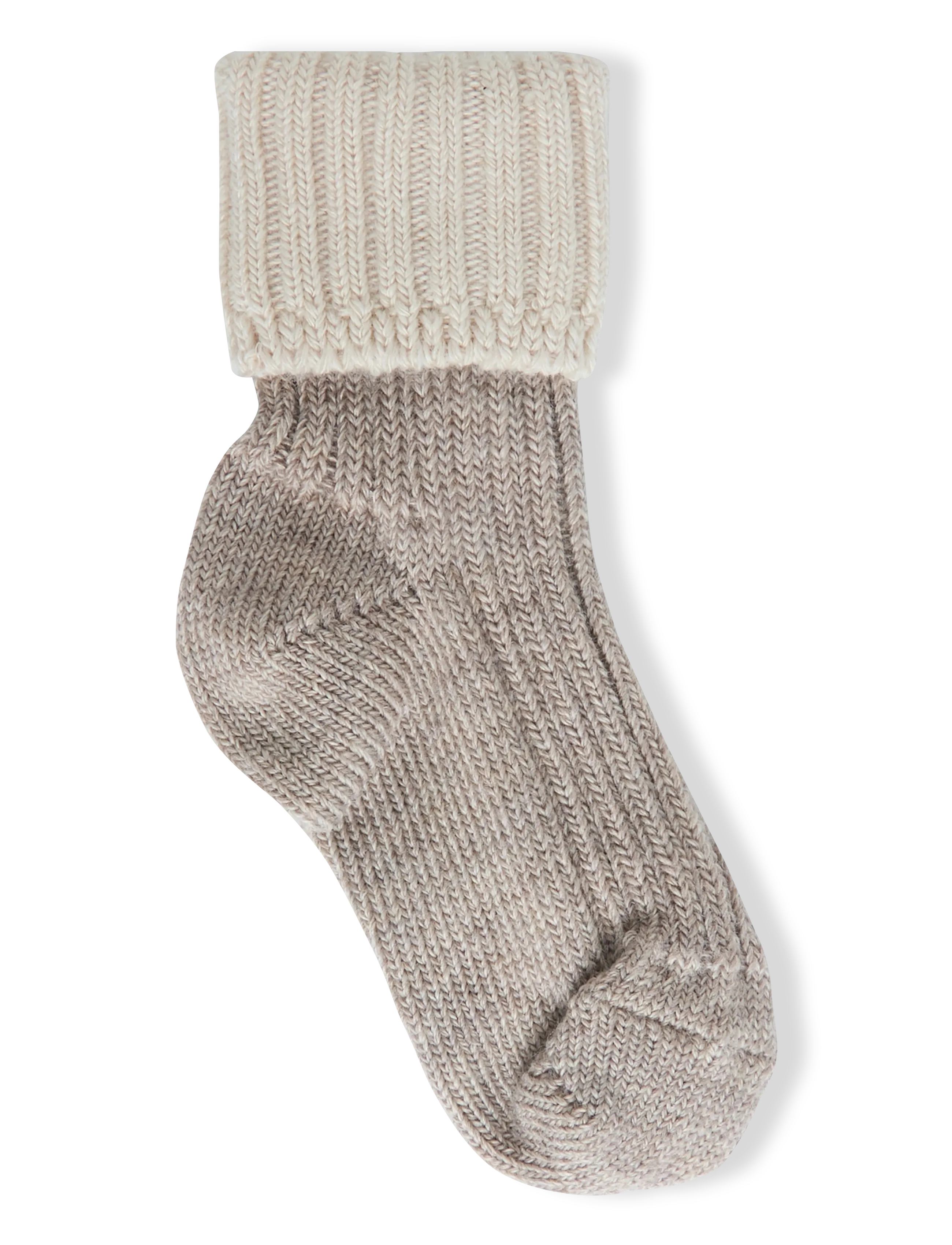 mp Denmark - Aries socks - baby-socken - light brown melange - 1