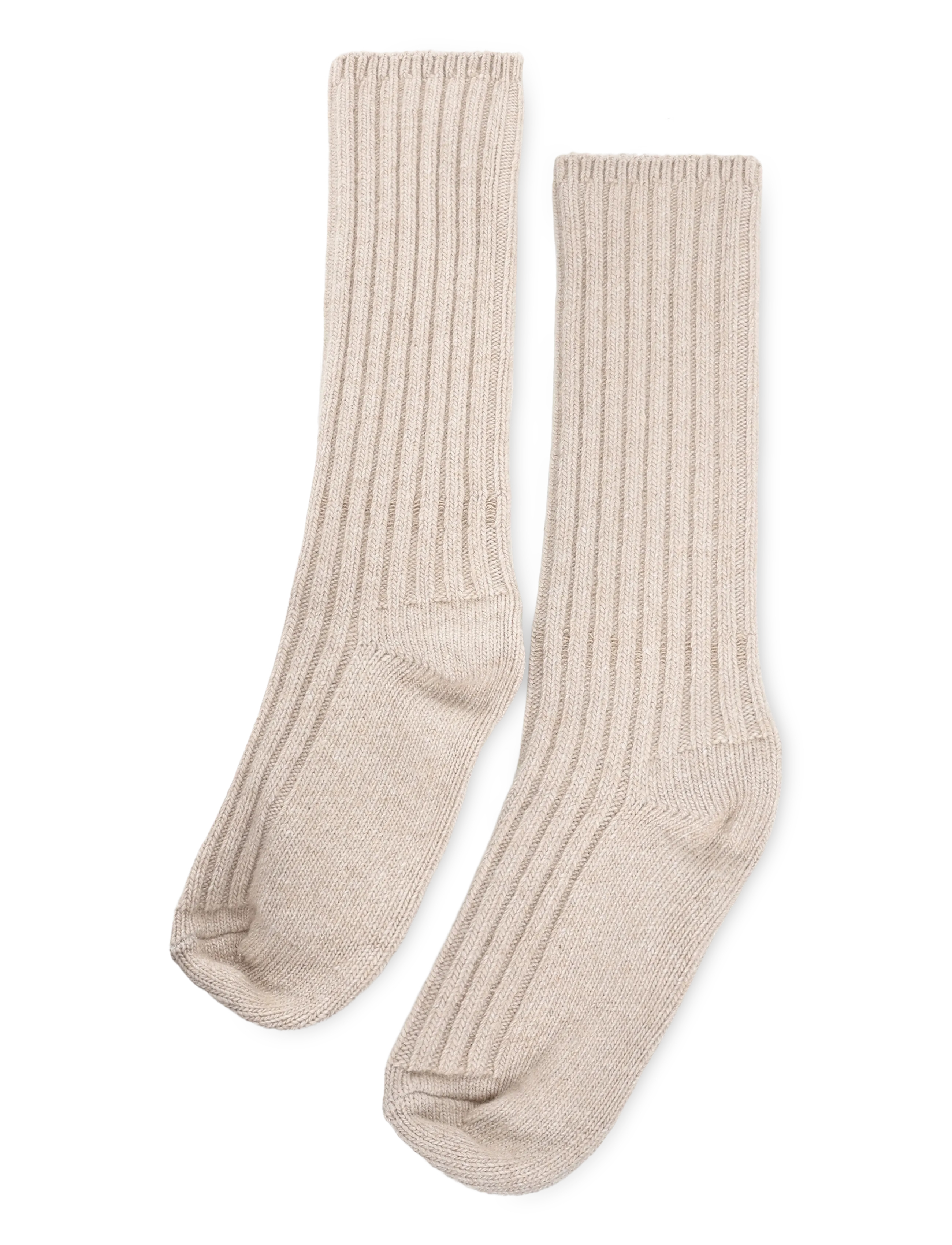 mp Denmark - Bellie long socks - sokid - beige melange - 1