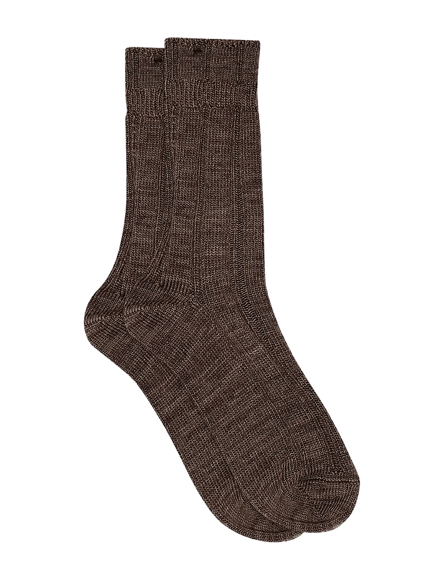 mp Denmark - Be socks - klassikalised sokid - brown melange - 0