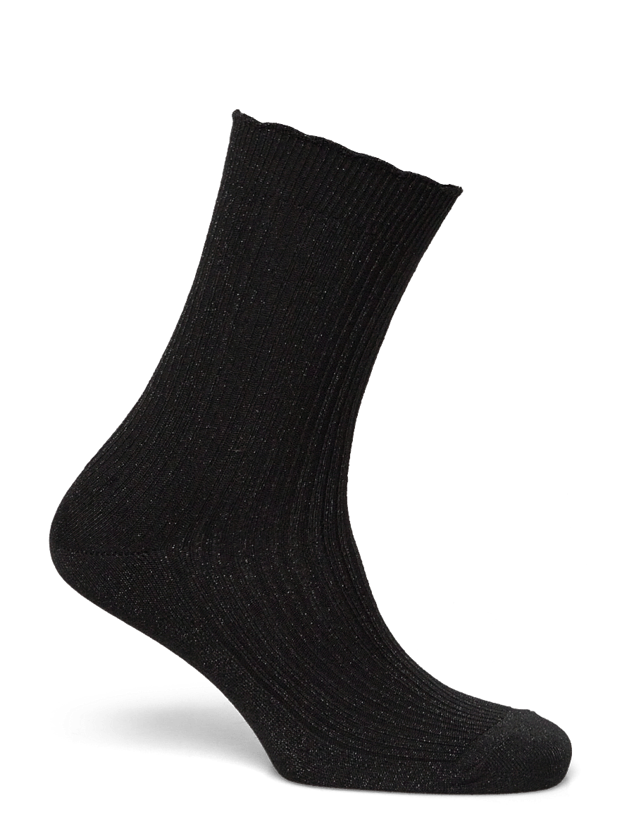 mp Denmark - Julia glitter socks - normale socken - black - 1