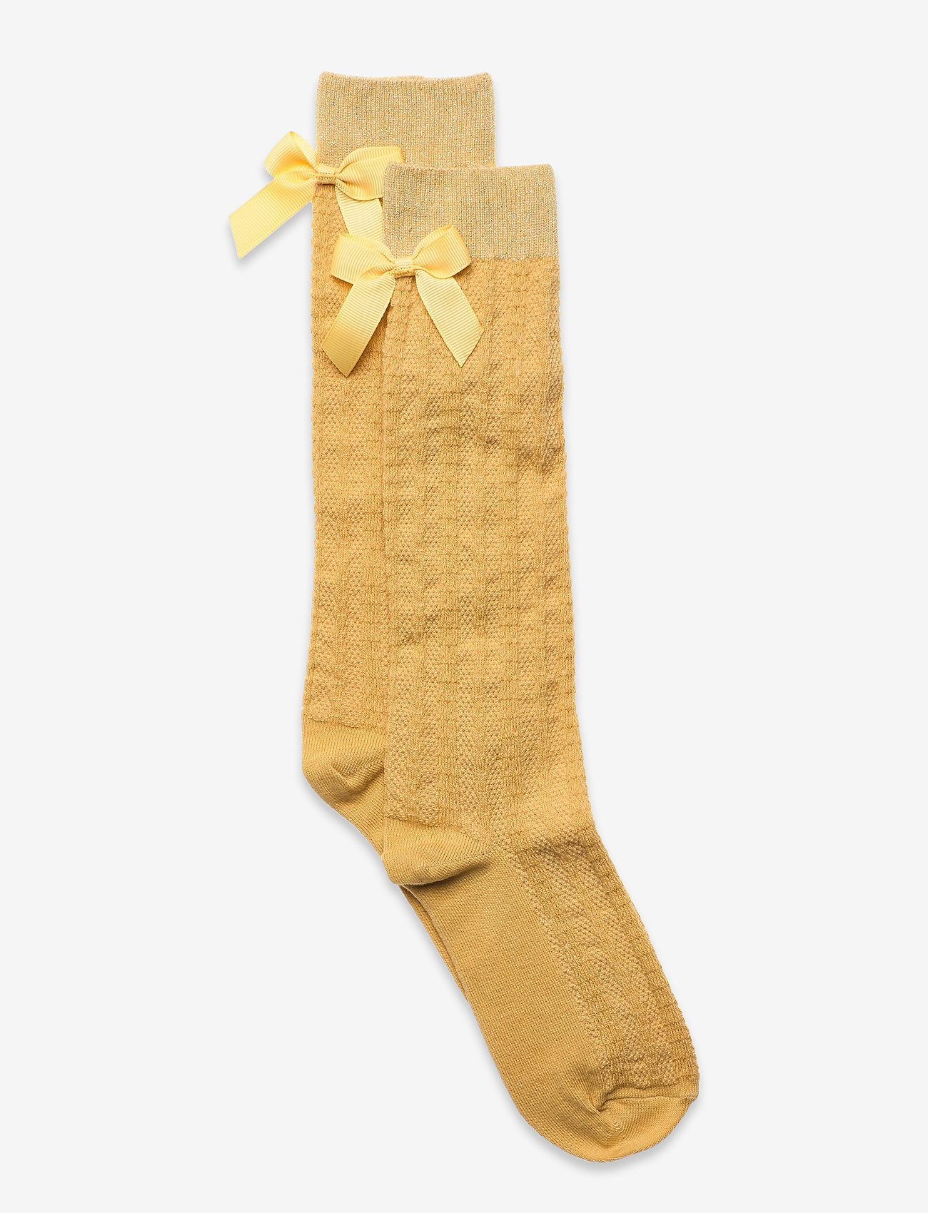 Sofia knee socks with bow - YELLOW