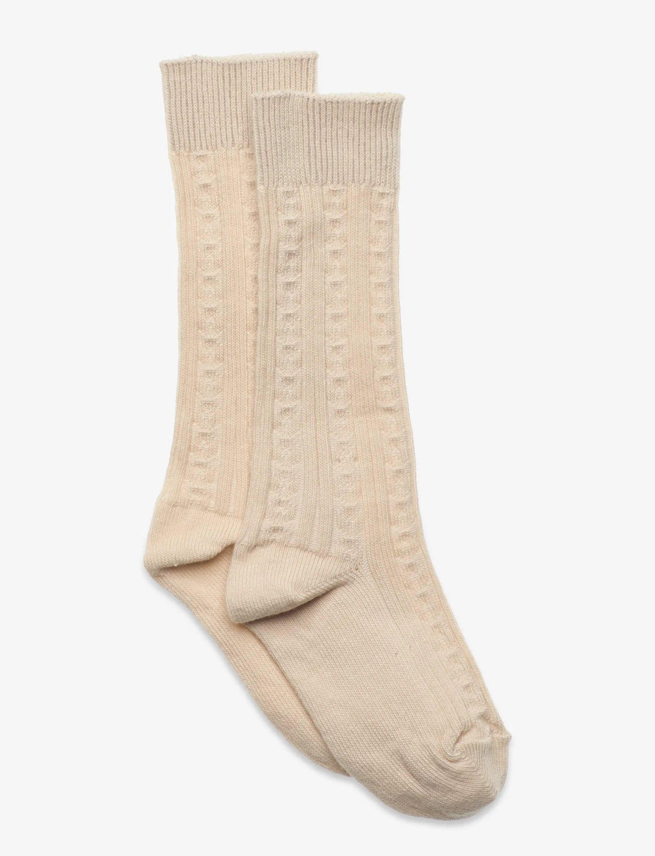 mp Denmark - Muno knee socks - de laveste prisene - ecru - 0