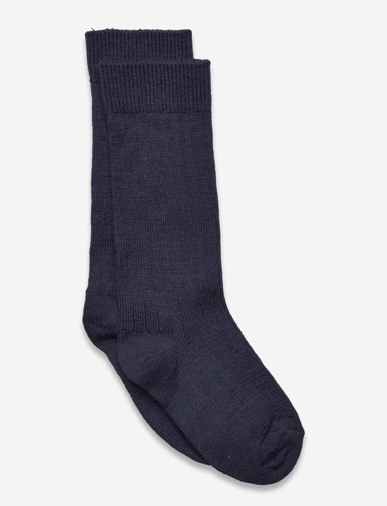mp Denmark - Wool rib knee socks - herbstliche kleidung - navy - 0