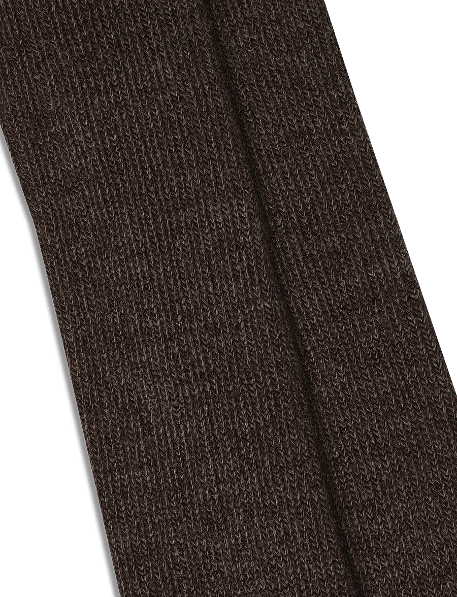 mp Denmark - Megan knee socks - strømper - brown melange - 1