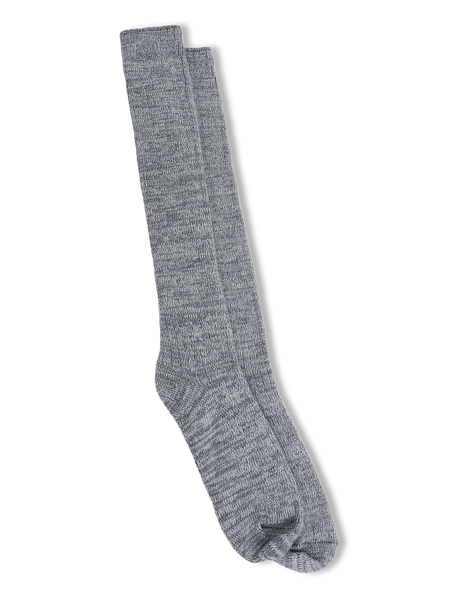 mp Denmark - Megan knee socks - strumpor - grey melange - 1