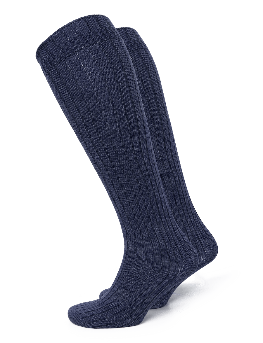 mp Denmark - Megan knee socks - strümpfe - navy - 0