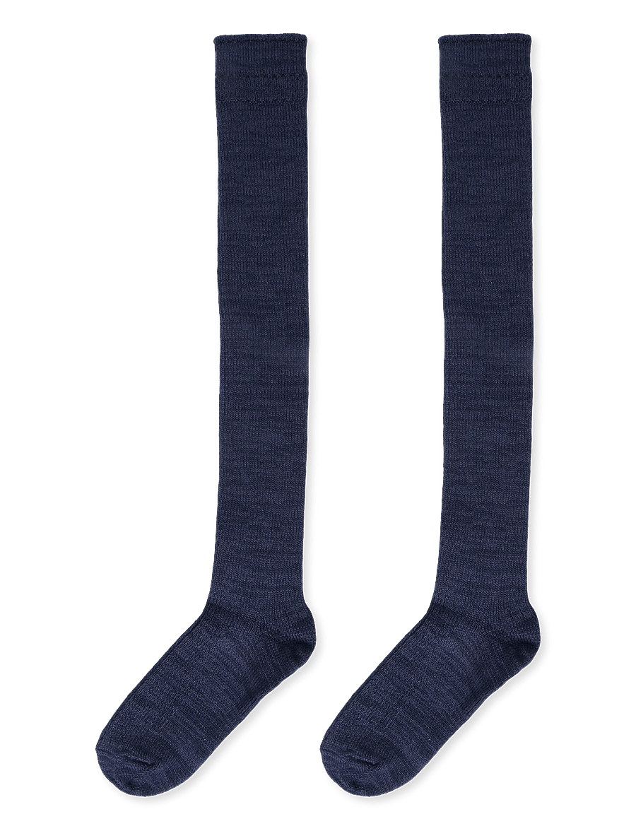 mp Denmark - Megan knee socks - strümpfe - navy - 1