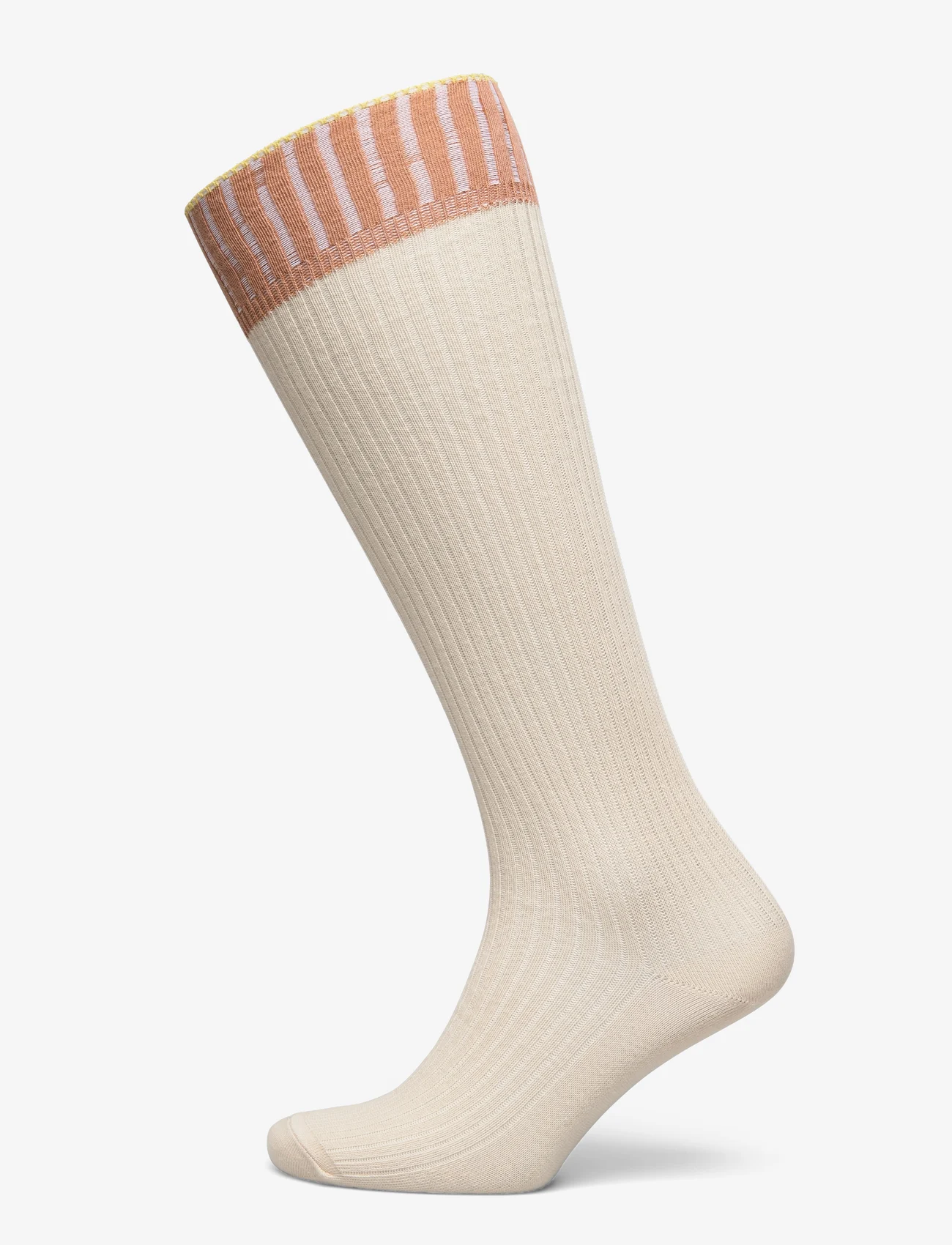 mp Denmark - Sara knee socks - mažiausios kainos - ecru - 0