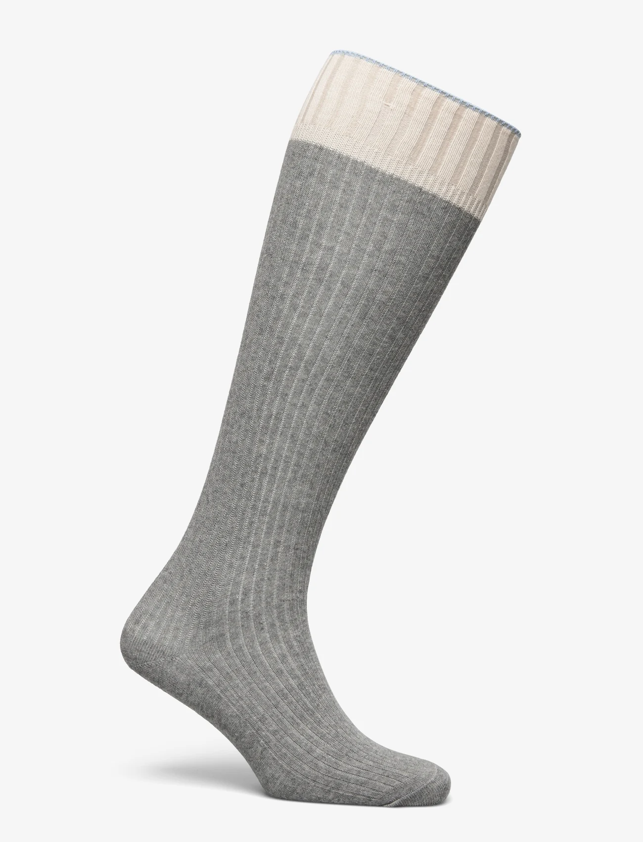 mp Denmark - Sara knee socks - zemākās cenas - grey melange - 1