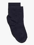 Cotton rib socks - NAVY