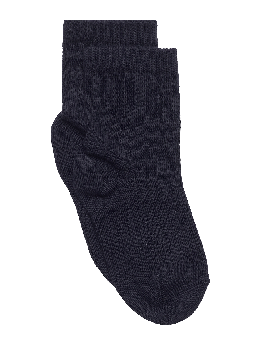 mp Denmark - Cotton rib socks - strømper - navy - 0