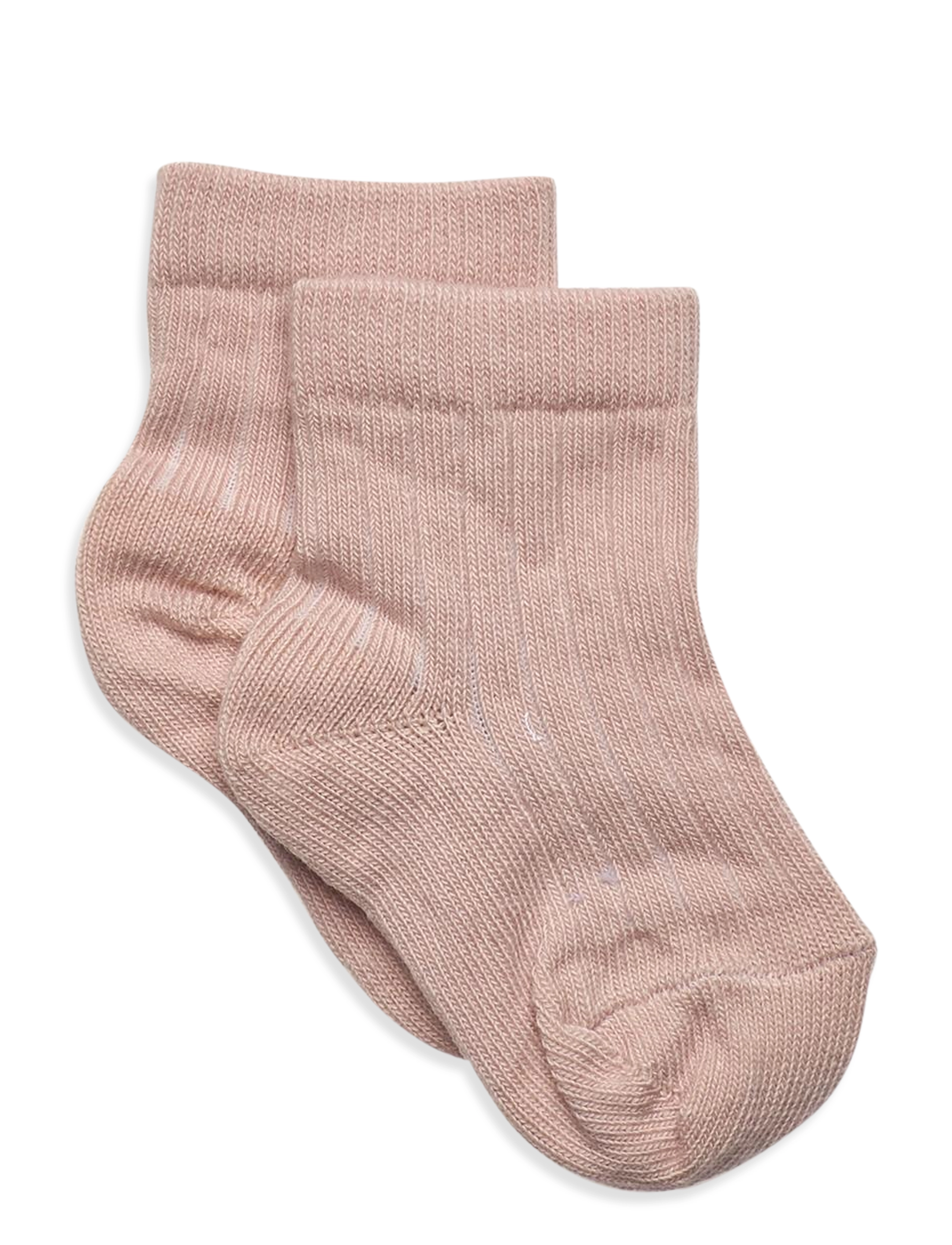 mp Denmark - Cotton rib socks - gode sommertilbud - rose dust - 1